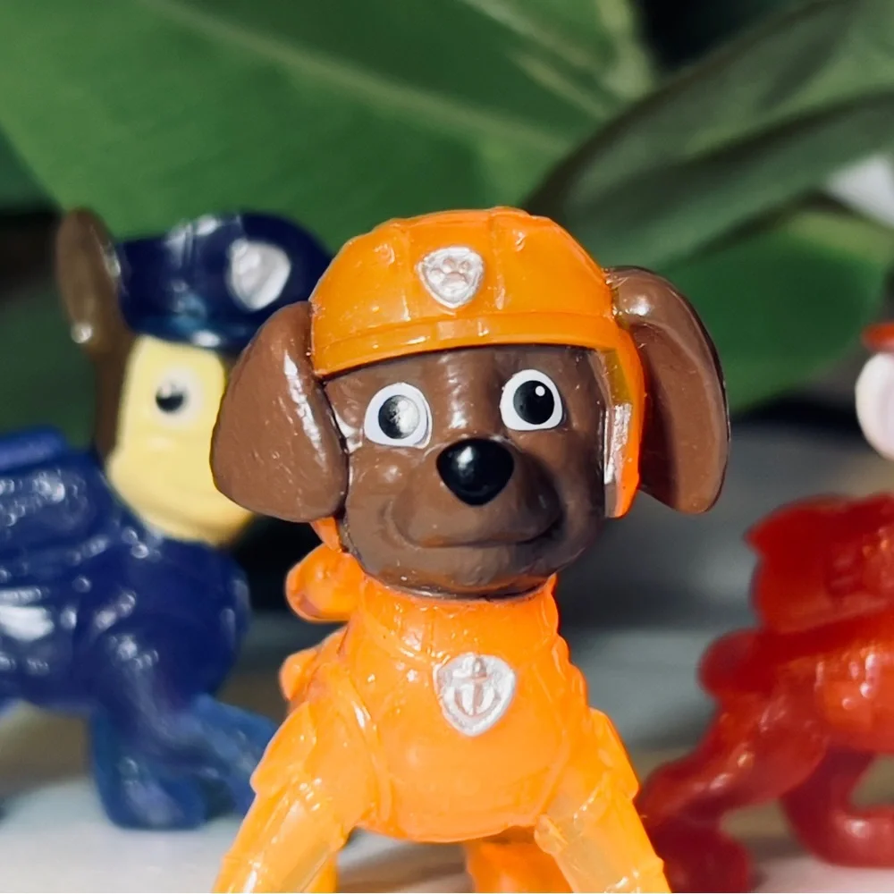 Paw Patrol Movie Neon Mini Figurines Stocking cake topper Lot Of 4